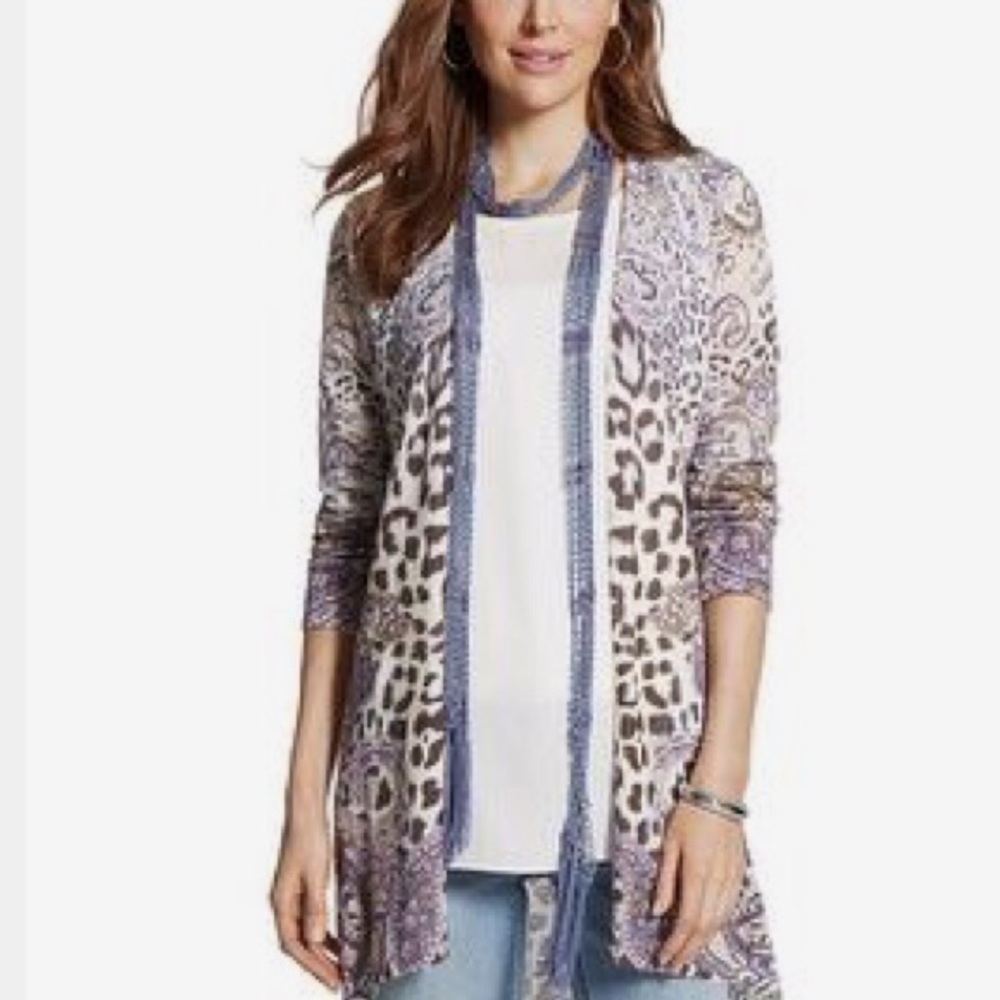 Animal Paisley Cardigan